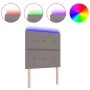 Cabezal LED Taupe 80 cm Tela by , Headboards and footboards - Ref: Foro24-3338388, Price: 79,82 €, Discount: %