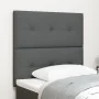 Cabecero LED Gris Oscuro 90 cm Tela de , Cabeceros y pies de cama - Ref: Foro24-3338398, Precio: 86,96 €, Descuento: %