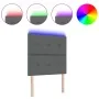 Cabecero LED Gris Oscuro 90 cm Tela de , Cabeceros y pies de cama - Ref: Foro24-3338398, Precio: 86,96 €, Descuento: %