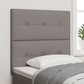Cabecero LED Taupe 90 cm Tela