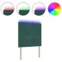 Cabecero LED Verde Oscuro 100 cm Terciopelo by , Headboards and footboards - Ref: Foro24-3338420, Price: 92,76 €, Discount: %