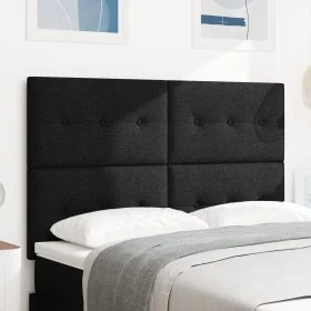 Cabecero LED Negro 72 cm Tela
