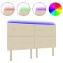 Cabecero LED Crema 90 cm Tela de , Cabeceros y pies de cama - Ref: Foro24-3338454, Precio: 149,44 €, Descuento: %