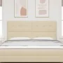 Cabecero LED Crema 90 cm Tela de , Cabeceros y pies de cama - Ref: Foro24-3338454, Precio: 149,44 €, Descuento: %