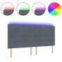 Cabezal LED Gris Oscuro 100 cm Terciopelo by , Headboards and footboards - Ref: Foro24-3338470, Price: 156,80 €, Discount: %
