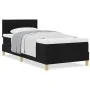Cama con Base con Colchón Negra 90x200 cm Tela | Foro24.es | Tu tienda online para hogar, jardín y más Foro24.es