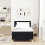 Cama con Base con Colchón Negra 90x200 cm Tela | Foro24.es | Tu tienda online para hogar, jardín y más Foro24.es