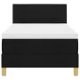 Cama con Base con Colchón Negra 90x200 cm Tela | Foro24.es | Tu tienda online para hogar, jardín y más Foro24.es