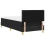 Cama con Base con Colchón Negra 90x200 cm Tela | Foro24.es | Tu tienda online para hogar, jardín y más Foro24.es