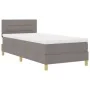 Cama Box Spring con Colchón Taupe 90x200 cm Tela von , Betten und Lattenroste - Ref: Foro24-3338815, Preis: 318,21 €, Rabatt: %