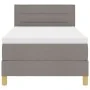 Cama Box Spring con Colchón Taupe 90x200 cm Tela von , Betten und Lattenroste - Ref: Foro24-3338815, Preis: 318,21 €, Rabatt: %
