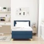 Cama con Base con Colchón Azul 90x200 cm Tela | Foro24.es | Tu tienda online para hogar, jardín y más Foro24.es