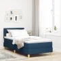 Cama con Somier con Colchón Azul 100x200 cm Tela | Foro24.es | Tu tienda online para hogar, jardín y más Foro24.es