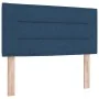 Cama con Somier con Colchón Azul 100x200 cm Tela | Foro24.es | Tu tienda online para hogar, jardín y más Foro24.es