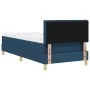 Cama con Somier con Colchón Azul 100x200 cm Tela | Foro24.es | Tu tienda online para hogar, jardín y más Foro24.es