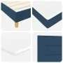 Cama con Somier con Colchón Azul 100x200 cm Tela | Foro24.es | Tu tienda online para hogar, jardín y más Foro24.es