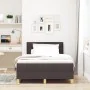 Cama con base de muelles con colchón marrón oscuro 120x200 cm de tela | Foro24.es | Tu tienda online para hogar, jardín y más Foro24.es