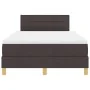 Cama con base de muelles con colchón marrón oscuro 120x200 cm de tela | Foro24.es | Tu tienda online para hogar, jardín y más Foro24.es