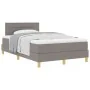 Cama Box Spring con Colchón Topo 120x200 cm Tela by , Beds and slatted bases - Ref: Foro24-3338836, Price: 371,16 €, Discount: %