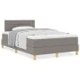 Cama Box Spring con Colchón Topo 120x200 cm Tela by , Beds and slatted bases - Ref: Foro24-3338836, Price: 371,16 €, Discount: %