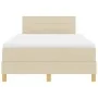 Cama con Base y Colchón Crema 120x200 cm Tela | Foro24.es | Tu tienda online para hogar, jardín y más Foro24.es