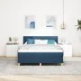 Cama con Somier con Colchón Azul 140x190 cm Tela by , Beds and slatted bases - Ref: Foro24-3338845, Price: 453,91 €, Discount: %
