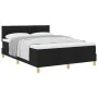 Cama Box Spring con Colchón Negra 140x200 cm Tela von , Betten und Lattenroste - Ref: Foro24-3338848, Preis: 458,57 €, Rabatt: %