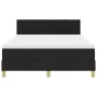 Cama Box Spring con Colchón Negra 140x200 cm Tela von , Betten und Lattenroste - Ref: Foro24-3338848, Preis: 458,57 €, Rabatt: %