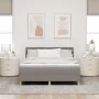 Cama con Resorte con Colchón Taupe 140x200 cm Tela | Foro24.es | Tu tienda online para hogar, jardín y más Foro24.es