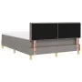 Cama con Resorte con Colchón Taupe 140x200 cm Tela | Foro24.es | Tu tienda online para hogar, jardín y más Foro24.es