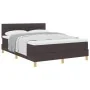 Cama Box Spring con Colchón Marrón Oscuro 160x200 cm Tela von , Betten und Lattenroste - Ref: Foro24-3338856, Preis: 483,06 €...