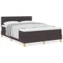 Cama Box Spring con Colchón Marrón Oscuro 160x200 cm Tela von , Betten und Lattenroste - Ref: Foro24-3338856, Preis: 483,06 €...