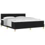 Cama Box Spring con Colchón Negra 180x200 cm Tela by , Beds and slatted bases - Ref: Foro24-3338862, Price: 563,98 €, Discoun...