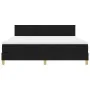 Cama Box Spring con Colchón Negra 180x200 cm Tela by , Beds and slatted bases - Ref: Foro24-3338862, Price: 563,98 €, Discoun...