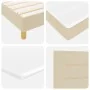Cama con Box Spring con Colchón Crema 180x200 cm Tela | Foro24.es | Tu tienda online para hogar, jardín y más Foro24.es