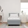 Cama con Somier con Colchón Gris Claro 100x200 cm Tela | Foro24.es | Tu tienda online para hogar, jardín y más Foro24.es