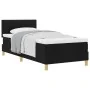Cama con Somier con Colchón Negra 100x200 cm Tela de , Camas y somieres - Ref: Foro24-3338897, Precio: 307,03 €, Descuento: %