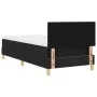 Cama con Somier con Colchón Negra 100x200 cm Tela de , Camas y somieres - Ref: Foro24-3338897, Precio: 307,03 €, Descuento: %