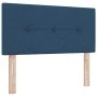 Cama Box Spring con Colchón Azul 100x200 cm Tela | Foro24.es | Tu tienda online para hogar, jardín y más Foro24.es