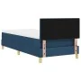 Cama Box Spring con Colchón Azul 100x200 cm Tela | Foro24.es | Tu tienda online para hogar, jardín y más Foro24.es