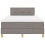 Cama Box Spring con Colchón Taupe 120x200 cm Tela | Foro24.es | Tu tienda online para hogar, jardín y más Foro24.es