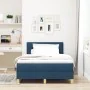 Cama con Somier con Colchón Azul 120x200 cm Tela by , Beds and slatted bases - Ref: Foro24-3338915, Price: 403,43 €, Discount: %