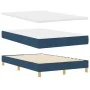 Cama con Somier con Colchón Azul 120x200 cm Tela by , Beds and slatted bases - Ref: Foro24-3338915, Price: 403,43 €, Discount: %