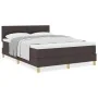 Cama Box Spring con Colchón Marrón Oscuro 140x190 cm Tela von , Betten und Lattenroste - Ref: Foro24-3338919, Preis: 444,70 €...