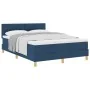 Cama Somier con Colchón Azul 140x190 cm Tela von , Betten und Lattenroste - Ref: Foro24-3338922, Preis: 452,18 €, Rabatt: %
