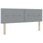 Cama con somier con colchón Gris claro 140x200 cm Tela | Foro24.es | Tu tienda online para hogar, jardín y más Foro24.es