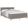 Cama Base con Colchón Taupe 160x200 cm Tela by , Beds and slatted bases - Ref: Foro24-3338934, Price: 508,21 €, Discount: %