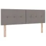 Cama Base con Colchón Taupe 160x200 cm Tela by , Beds and slatted bases - Ref: Foro24-3338934, Price: 508,21 €, Discount: %