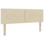 Cama con Box Spring y Colchón Crema 160x200 cm Tela | Foro24.es | Tu tienda online para hogar, jardín y más Foro24.es