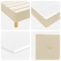 Cama con Box Spring y Colchón Crema 160x200 cm Tela | Foro24.es | Tu tienda online para hogar, jardín y más Foro24.es